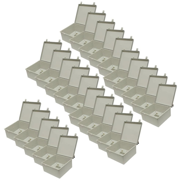 Pack of 25 Sealed ABS Wall Mount Plastic Enclosures (L330xW330xH180.5mm)