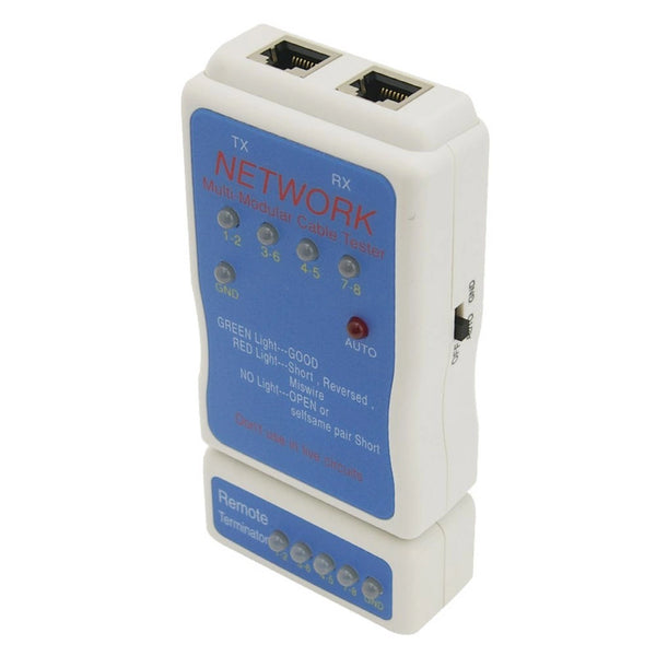 Tester for RJ45 and RJ11 Cables