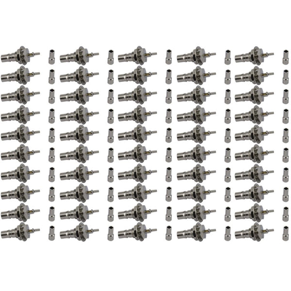 Pack of 50 QMA Female Crimp Connector - RG178