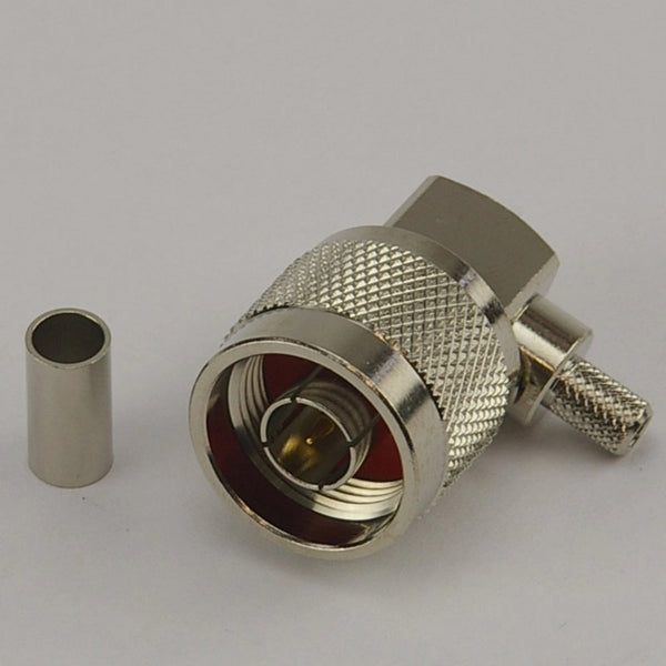 Right Angle N-Type Male Crimp Connector - CLF200