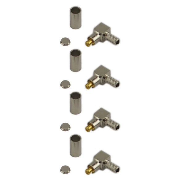 Pack of 4 MC Male Crimp Connector - RG316/RG174