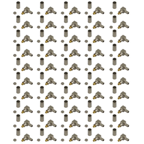 Pack of 50 MC Male Crimp Connector - RG316/RG174