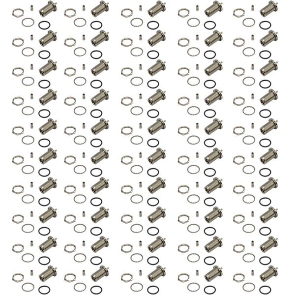 Pack of 50 N-Type Female Crimp Connector - RG316/RG174