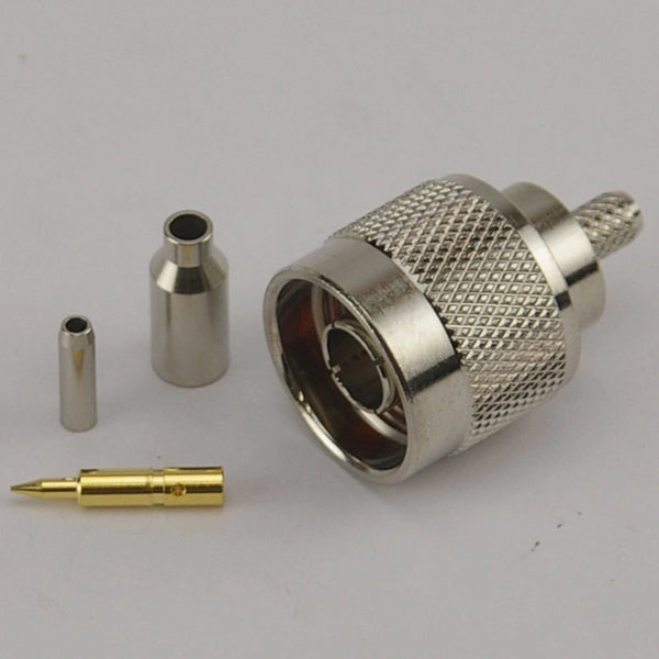 N-Type Male Crimp Connector - RG316/RG174