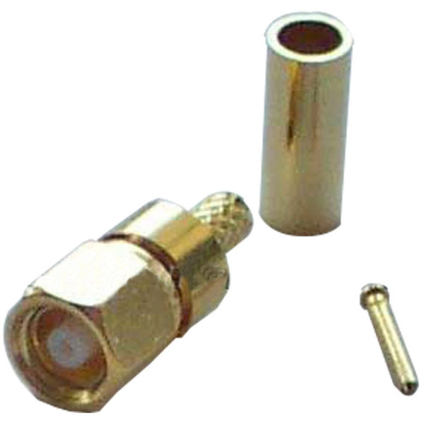 RP SMC Male Crimp Connector - RG316/RG174