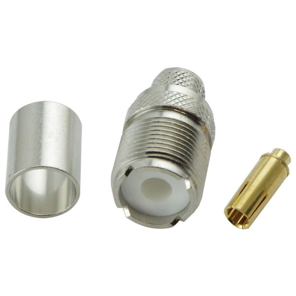 PL259 Female Crimp connector for HDF400