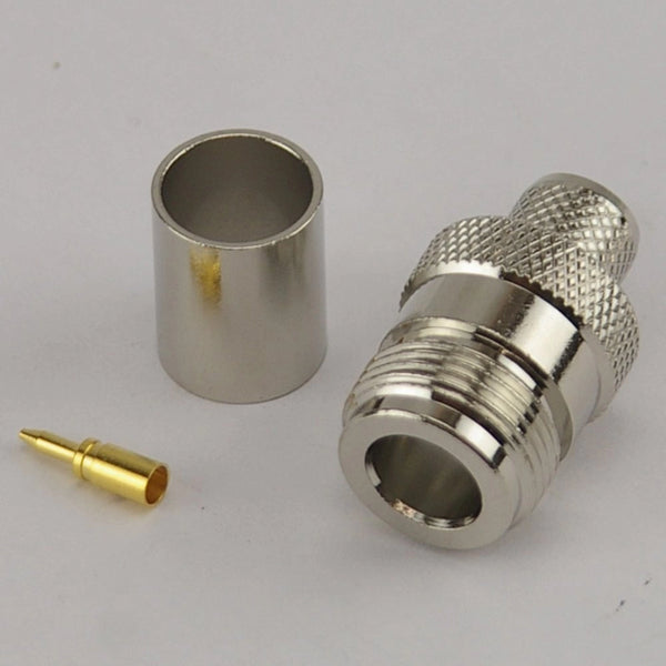 RP N-Type Female Crimp Connector - HDF400