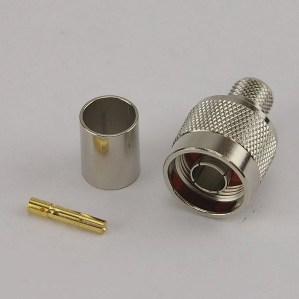 RP N-Type Male Crimp Connector - HDF400