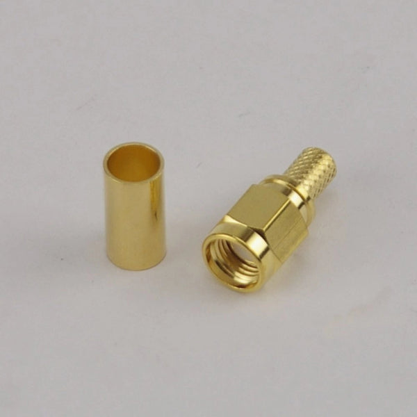 RP SMA Male Crimp Connector - RG58