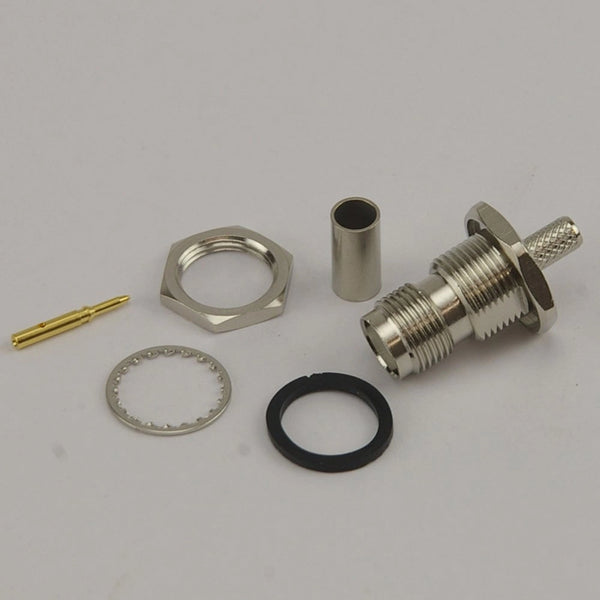 RP TNC Female Crimp Connector for RG58 Cable