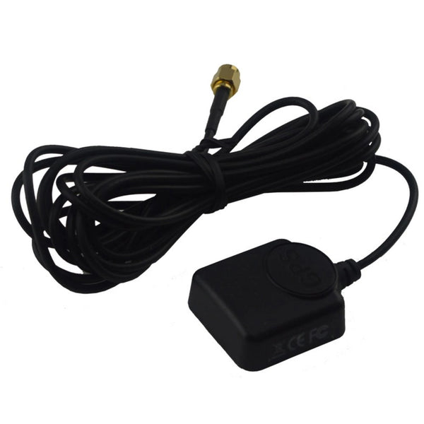 GPS Antenna with active amplifier and 3 Metres of cable - (SMA-M)